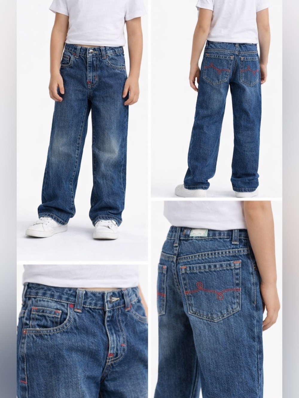 LRG Lifted Research Group Jeans Size 6 Y2K Wide Leg Streetwear Denim Kids